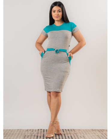 Vestido Tubinho Midi Casual e Esporte